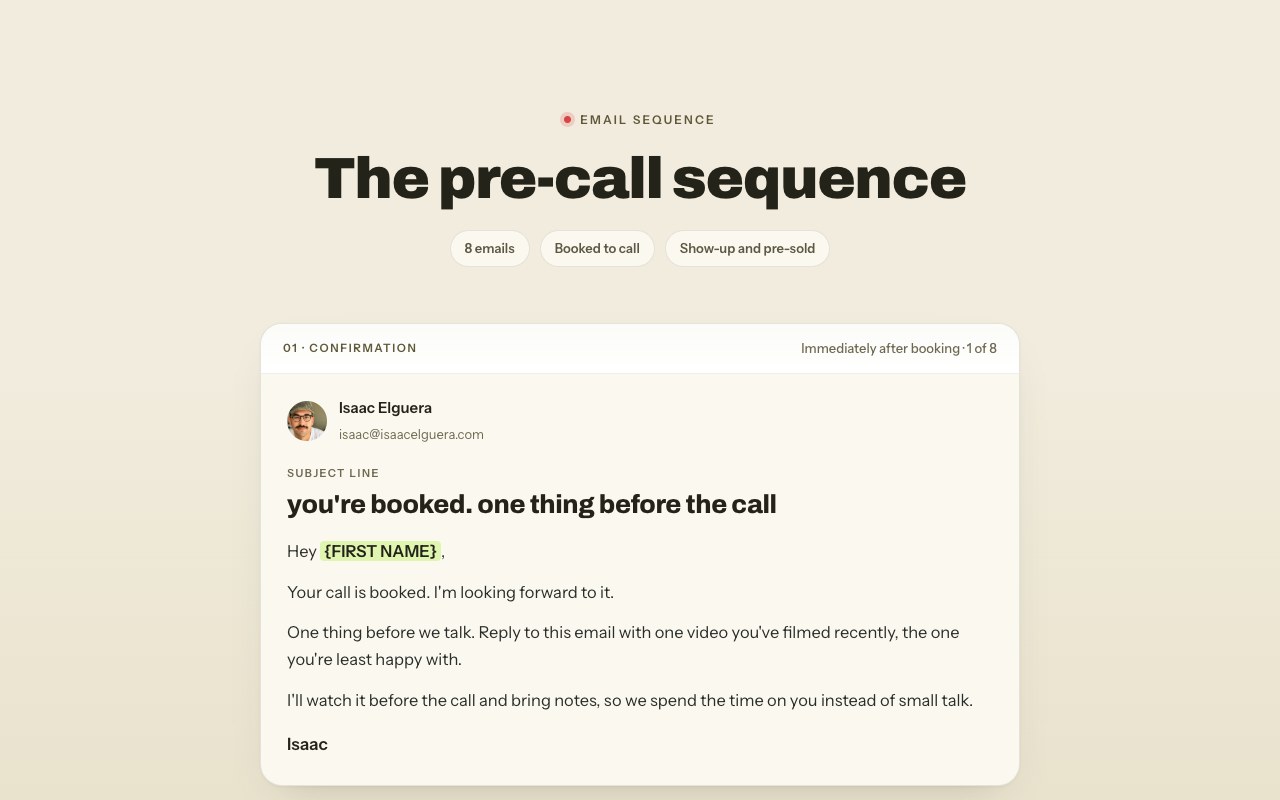Pre-call preview